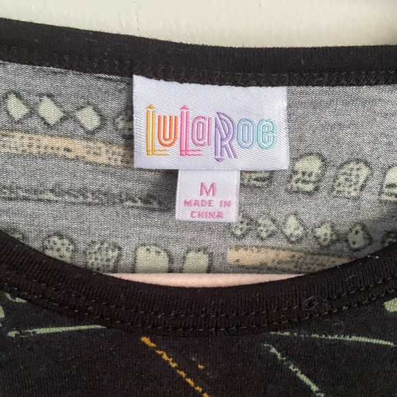 Lularoe Geometric Randy Baseball T-Shirt - Picture 2 of 6